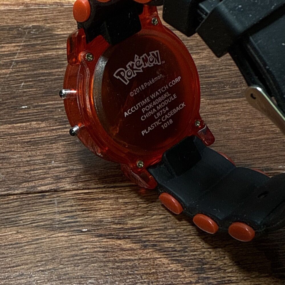 Accutime Watch Corp Pokemon “Pokeball” Model Number 0818 Kids Wristwatch - Picture 3 of 3